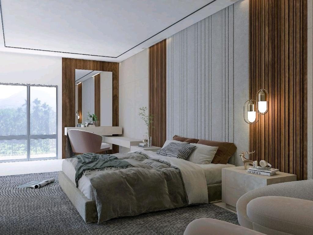 Warm Wood Contemporary Suite - Master Bedrooms by Pro Fit