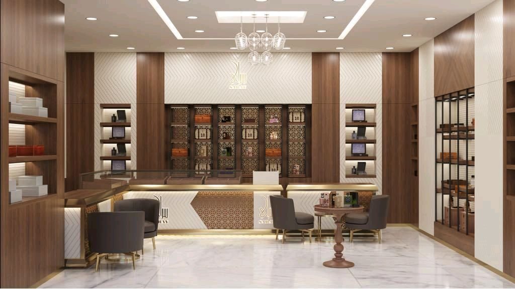 Fragrance Counter in Wood Tones - Retail & Commercial Spaces by Pro Fit