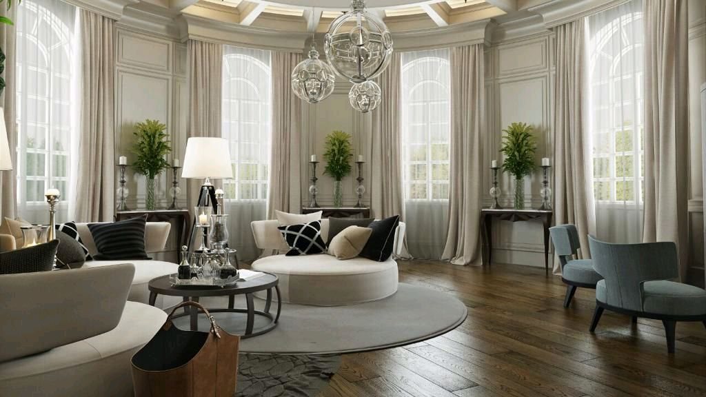 Ivory Sculptural Dining Room - Luxury Dining Spaces by Pro Fit
