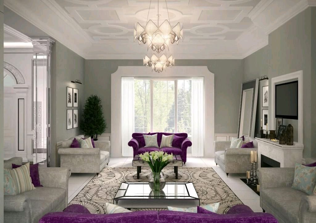 Lavender Classic Grace Lounge - Premium Living Rooms by Pro Fit